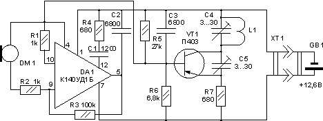 Схема РадиоЖучка