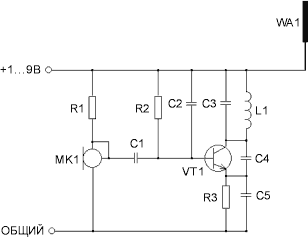 Малогабатитный передатчик АМ 96-108 MHz